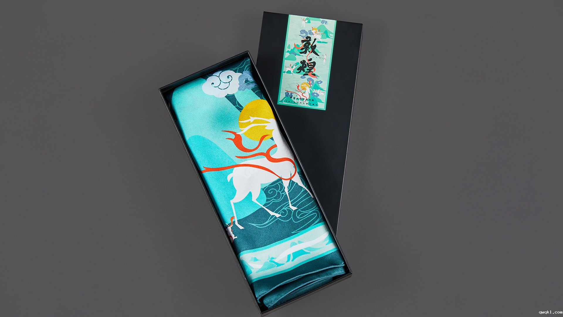 文创丝巾设计-敦煌文创丝巾设计
